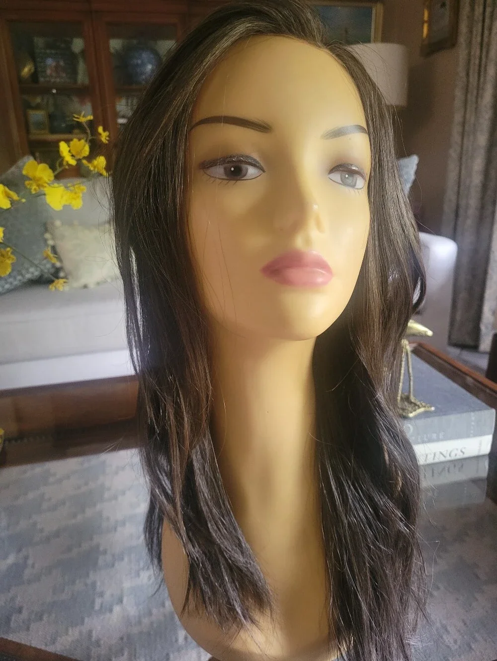 Belle Tress Wig FIRENZE Triple Chocolate R Hf Synthetic Brunette